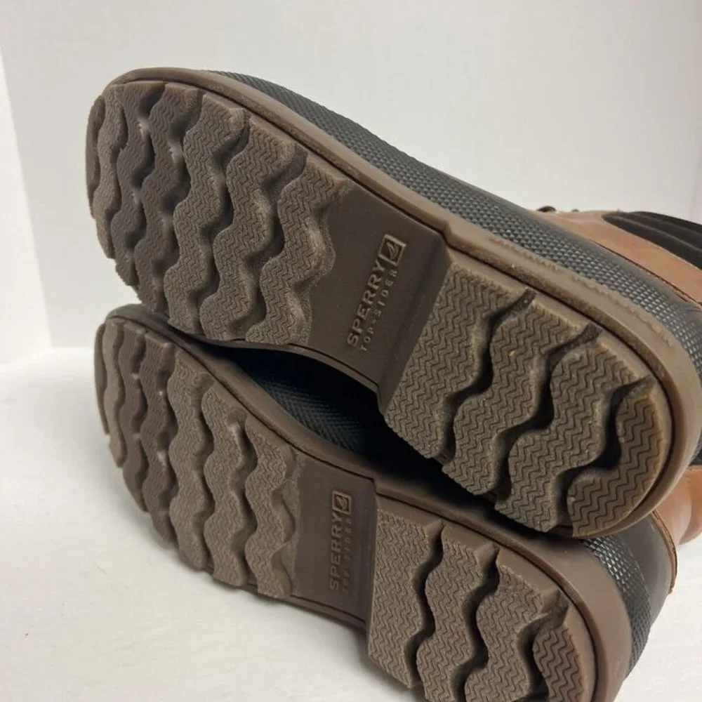 Sperry Mens Cold Bay Waterproof Boot Tan Size 9.5 M